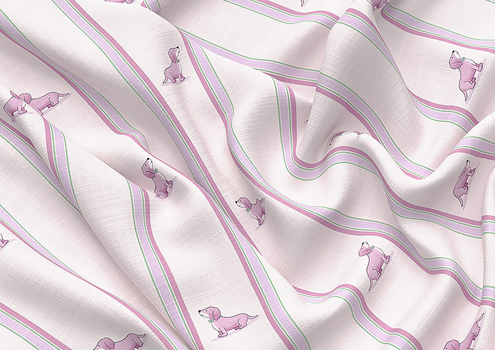 Dasching About, Sausage Stripe Princess - Roman Blind - Image 4